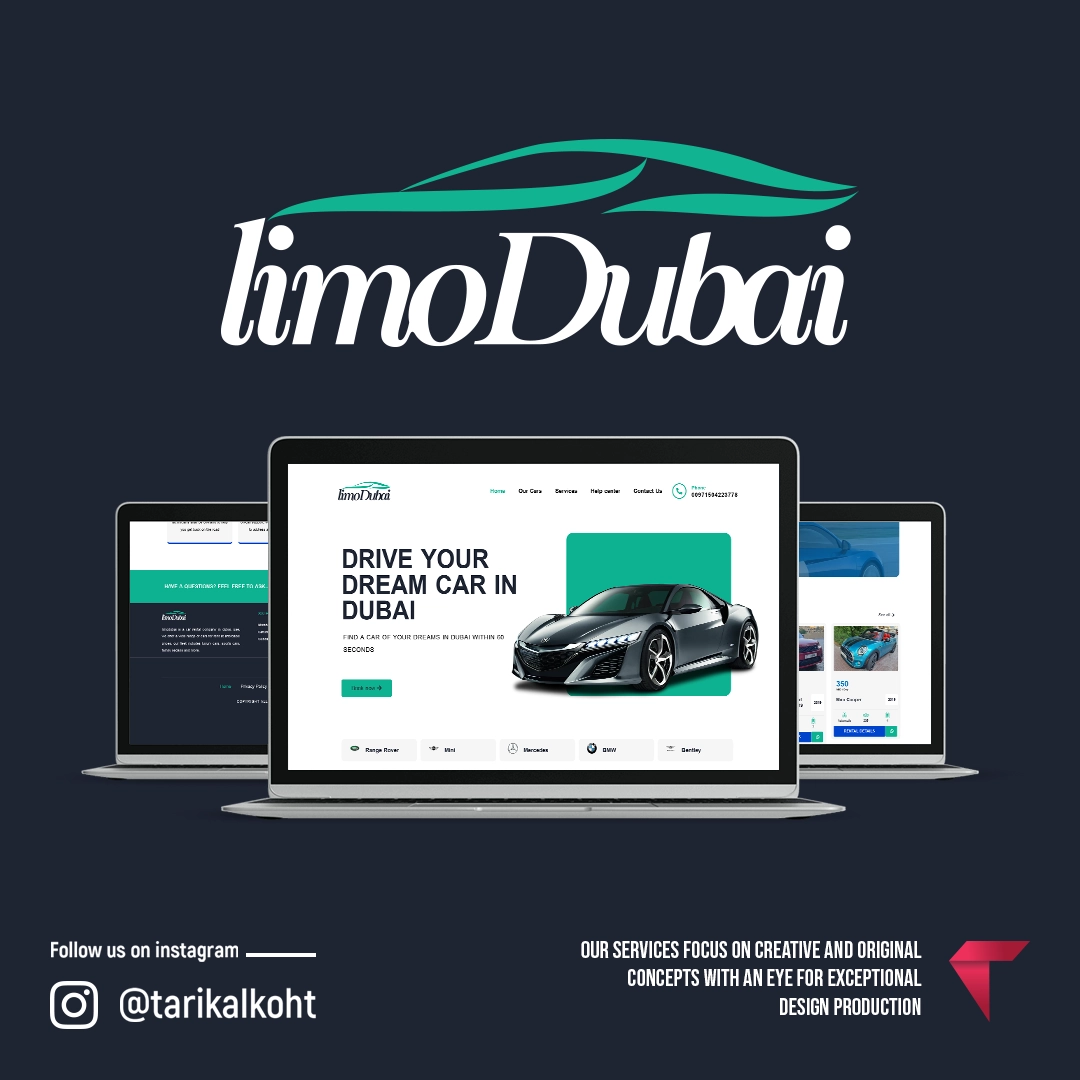 Designing LimoDubai’s Car Rental Website: UI/UX & Development