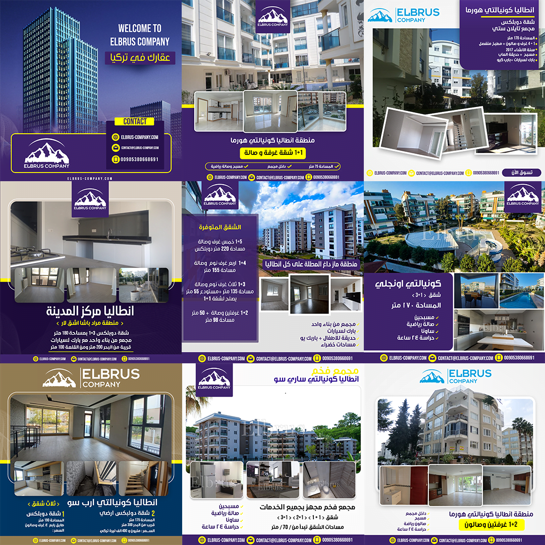 Elbrus Company Social Media Post Design