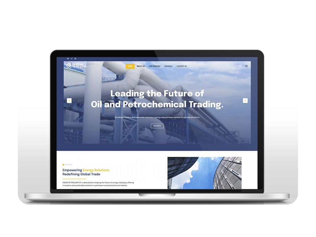 Enerva FZE: هندسة الحضور الرقمي لشركة تداول طاقة دولية