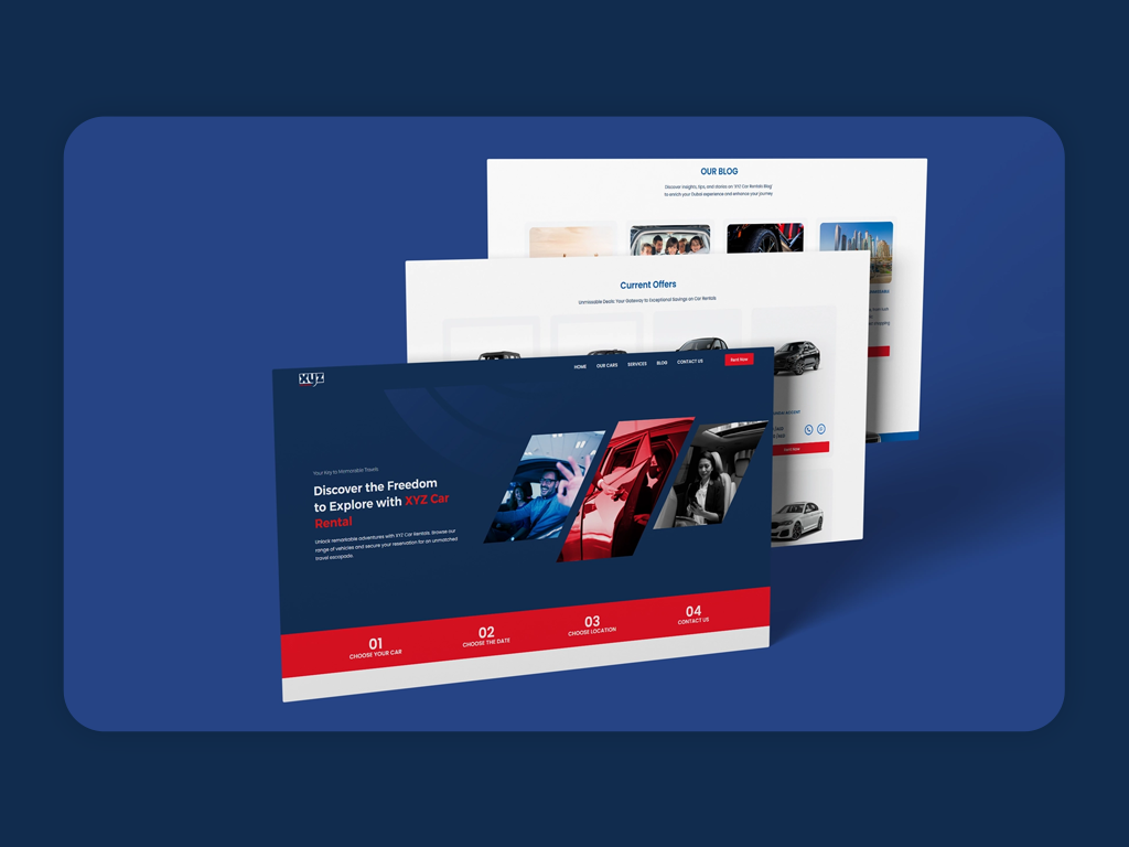 هندسة نظام حجز متكامل لشركة XYZ لتأجير السيارات في دبي.