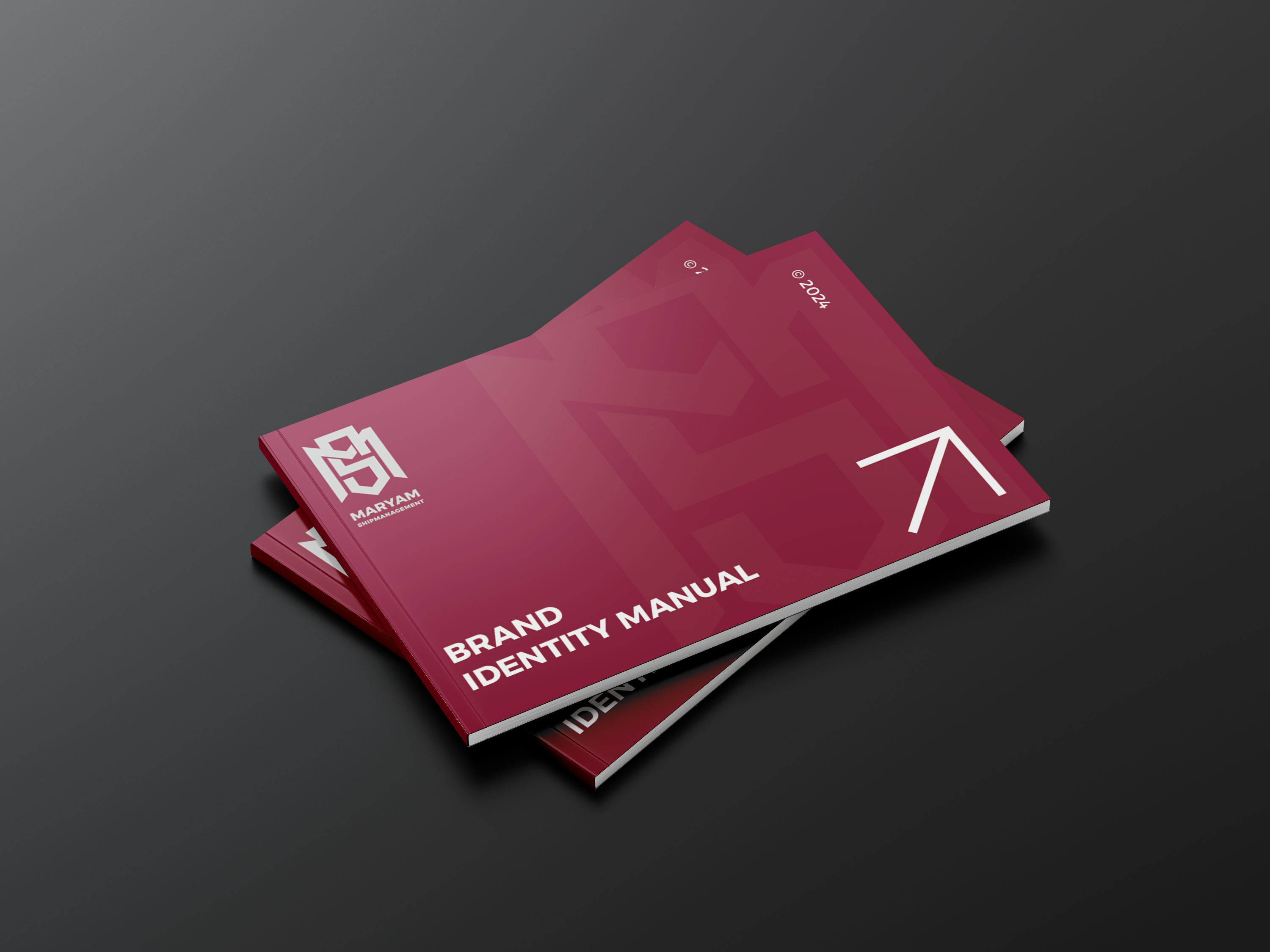 تصميم الهوية البصرية الكاملة – شركة Maryam Shipmanagement دبي